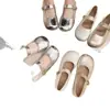Zapatos de Princesa para Niñas 2026 Otoño Nuevo Estilo Zapatos de Cuero Elegantes de Suela Suave para Niñas Mayores Zapatos Mary Jane