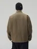 Chaqueta de trabajo holgada para hombre de primavera y otoño, elegante y versátil, resistente a las arrugas, adecuada para hombres jóvenes y de mediana edad, ropa para exteriores, estilo casual de papá