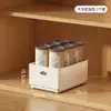 Organizador de Gabinete Retráctil Tipo Cajón Estrecho Largo para Snacks Misceláneos Organizador de Cocina Caja de Almacenamiento de Escritorio