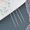 Horquilla para el cabello ondulada en forma de U, Horquilla para el cabello, Tocado, Accesorios para el cabello, Hecho a mano, DIY, Accesorios para horquillas, Fabricante mayorista de materiales