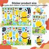 Abeja de Dibujos Animados para Niños, Resortes, Pegatinas Hechas a Mano para Manualidades, Regalo de Cumpleaños, Suministros para Fiestas, Pegatinas DIY