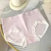 Calcinha Confortável Seamless Nude Estilo Japonês Algodão Macio no Entrepierna Cintura Média Alta Elástica Respirável Plus Size