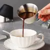 Copo Medidor de Aço Inoxidável 304 Copo de Onça para Espresso com Alça Copo de Extração de Líquidos com Escala Copo de Café