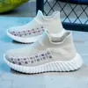 Zapatos Deportivos Casuales de Cuatro Estaciones para Niños Zapatos Tipo Calcetín Ligeros de Tejido Fly para Niños Grandes y Niñas