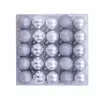 Explosiones Transfronterizas Bola Plástica Esmerilada Bola de Polvo Electrochapada Decoración del Hogar Colgante Pequeño Accesorios para Colgar en el Árbol de Navidad