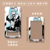Suporte de Cartão Anime Fofo Rei Rimuru Porta-Cartão de Identificação Conjunto de Armazenamento Cartão de Refeição Estudantil Cartão de Acesso Porta-Cartão de Ônibus