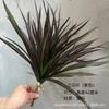 Nueva flor de orquídea de simulación con cifrado, hoja morada y verde, orquídea colgante, ingeniería de suelo, decoración de paisajismo, arreglo floral, planta verde