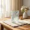 Portavelas de vidrio hechos a mano, soportes creativos para velas perfumadas, piezas de decoración para el hogar, disponibles en varios colores, adecuados para regalar, uso en la oficina o para usar en casas de huéspedes