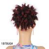 Paquete de peluca de comercio exterior, rollo pequeño de seda de alta temperatura, paquete de cabello con cordón, paquete de cabello rizado con tornillo esponjoso, red elástica, cola de caballo con cordón