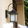 Luminária de Parede Externa Simples Europeia Norte-Americana Designer Impermeável para Exterior Casa Villa Porta Principal Jardim Pátio