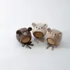 Gorro de Protección para Oídos de Bebé de Una Sola Pieza Otoño Invierno Dibujo Animado Súper Lindo Osito Gorro Cálido con Cordones Gorro de Protección para Fontanela Niños Niñas Bebés Moderno