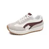 Zapatillas de cordones estilo pareja, suela blanda, suela gruesa, zapatillas deportivas casual para mujer, zapatillas blancas versátiles, zapatillas de entrenamiento alemanas, zapatillas deportivas casual