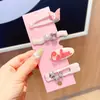 Celebrante de Internet Nuevo Estilo Horquilla Perla Pedrería Pico de Pato Horquilla Flequillo Lateral Cabello Fragmentado Clip Lateral Clip de Dibujos Animados Tocado para Mujer