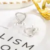 Pendientes de Perla con Cruz para Mujer, Nuevo Estilo Coreano, Modernos, Versátiles, Delicados, Lujo Ligero, Diseño Único, Pendientes Vintage