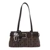 Bolso de mano estilo coreano, bolso baguette nicho coreano para mujer, bolso de hombro 2026, chic para el día a día, lujo ligero, bolso de axila de moda para mujer