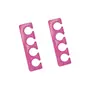 Em estoque Separador de Dedo do Pé de Silicone Multicor para Nail Art Separador de Dedo do Pé Fixo para Esmalte Pin de Dedo para Nail Art