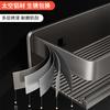 Estante de baño de aluminio espacial extraíble y lavable para pared, estante de almacenamiento de cosméticos para baño sin perforaciones, ventas directas de fábrica
