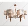 Departamento de ventas de lámparas Zhongshan de ingeniería no estándar, mesa de arena, villa, vestíbulo de hotel, modelo de habitación, diseño creativo, candelabro artístico
