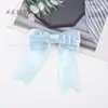 Cinta de Lazo Estampada Naranja Caja de Regalo Decoración de Regalo Lazada a Mano Cinta de Poliéster para Cartas Empaque Al Por Mayor en Stock