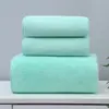 Toalla Absorbente de Secado Rápido de Terciopelo de Copo de Nieve Set de Toallas de Baño de Terciopelo de Coral Absorbente Espesado