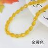 Una gran cantidad de accesorios para el cabello de bricolaje al por mayor, accesorios con agujeros rectos y agujeros verticales, cuentas sueltas de cristal de vidrio artificial.