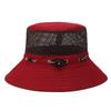 Sombrero de pescador de cuerda para hombre y mujer, sombrero de verano para exteriores con protección solar, sombrero de ala pequeña, sombrero de pesca transpirable de malla pequeña, venta al por mayor