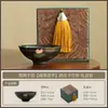 Taza de Té Negra de Cerámica Pintada a Mano Flor de Loto con Salpicaduras Doradas Taza Maestra Taza Sombrero de Hongo Taza Exquisita para Cata de Té Taza de Cerámica Hogareña Té Gongfu