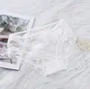 Oferta especial por tiempo limitado: Pantis de encaje de color liso para mujer, sexys y transpirables, con lazo y diseño calado, bragas tipo triángulo de tiro medio