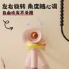 Soporte para secador de pelo Flor de Dopamina Soporte perezoso para baño Estante para secador de pelo sin taladro Estante de almacenamiento