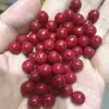 Huiya Crystal Natural Raw Ore Cinabrio Perlas Dispersas Arena Dorada Púrpura Emperador Arena Roja Perlas Redondas Wen Play con Perlas Productos Semiacabados