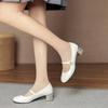 Nuevos Zapatos Individuales para Niñas con Suelas de Goma Suave, Adecuados para Niños Mayores, Zapatos de Princesa de Color Sólido con Hebilla, Zapatos de Cuero para Niñas