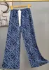 Pantalones de pijama de algodón para mujer, verano, finos, estampados, casuales, de pierna ancha, pueden usar mujeres embarazadas, comercio exterior, pantalones de talla grande