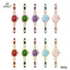 Reloj de Pulsera para Mujer ORSGA Cadena de Calcedonia Resistente al Agua Lujo Ligero Reloj Pulsera para Mujer con Diamante Moda Fábrica Reloj de Cuarzo Vivo Mujer
