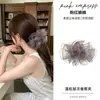 Presilha de cabelo luxuosa e requintada em formato de laço banana, novo estilo coreano 2026, versátil e elegante, adequada para rabos de cavalo altos