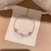 ¡Pulsera apilada de diamantes de colores! Pulsera de calabaza con circonita chapada en oro real, joyería de diseño niche estilo ins coreano para mujer