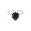 Anillo de plata de ley S925 con perlas de pan versátiles y minimalistas con diseño de lujo ligero y estilo coreano INS 743 con textura para mujer