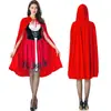 Fantasia Chapeuzinho Vermelho Halloween Adulto Fantasia Cosplay Fantasia de Festa Chapeuzinho Vermelho Clube Rainha Fantasia Europeia e Americana