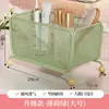 Porta-almacenamiento de brochas de maquillaje de arte en hierro de moda, estante para peines y cepillos de alto valor estético, portalápices de escritorio para estudiantes, diseño creativo