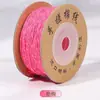 Estilo tibetano hilo de algodón frotado a mano Wengwan hilo Semilla de Bodhi Luna Estrella Semilla de Fruta de la Pasión Cuerda para ensartar cuentas budistas Cuerda para enrollar borlas Cuerda para tejer