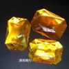 Plástico Acrílico Taladro DIY Amor Oval Amarillo Dorado Corazón de Durazno Pedrería Multigem Imitación Base Plana Facetado Pequeño Otro