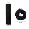 2026 Primavera/Verano Nuevo Amazon Color Sólido Simple Diadema Scrunchie Set Deporte Yoga Goma para el Cabello Accesorios para el Cabello Venta al por Mayor