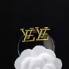 Pendientes de alta calidad para todo tipo de atuendos, pendientes de moda para hombres y mujeres, letras de pedrería, todo a juego, pasador de plata s925, accesorios de aleación