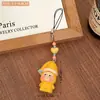 Lindo colgante de estrella de dibujos animados tridimensional, amuleto femenino para teléfonos, bolsos, llavero de cuentas, pequeño regalo de decoración