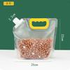 Caja Almacenamiento Bolsa Sellada Granos Alimentos Grado Alimenticio Prueba de Humedad Cocina Refrigerador Cubo de Arroz Tanque Almacenamiento Harina Arroz a Prueba de Insectos