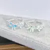 Anillo Abierto Estilo Primavera y Verano Verde Menta Fresco Esmalte Gota de Aceite Mariposa, Anillo Único de Nicho Lujo Ligero Sensación de Alta Gama