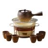 Fogão bule de chá máquina de chá conjunto de chá terno doméstico interior kung fu pequeno bule de chá fogão de borda fogão a carvão