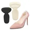 Ajuste posterior dos en uno anti-dolor esponja engrosada alta elasticidad invisible almohadilla trasera antideslizante anti-desgaste zapatos de tacón alto almohadilla de media talla