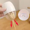 Porta-Palitos Magnético de Parede Ímã de Geladeira de Cozinha Recipiente Transparente para Palitos Caixa Magnética Doméstica para Armazenamento de Palitos Porta-Palitos