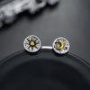 Aretes Sol Luna Estrella para Hombre Retro Joker Temperamento Accesorios Personalidad Nicho Aretes Aretes Avanzados para Mujer Venta al por Mayor