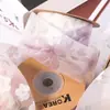 Cinta de Chifón Estampada Bronceada Unilateral Lazo DIY Ropa Han Blusa Falda Cortina Tela de Nieve